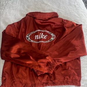 Nike Red Satin Jacket